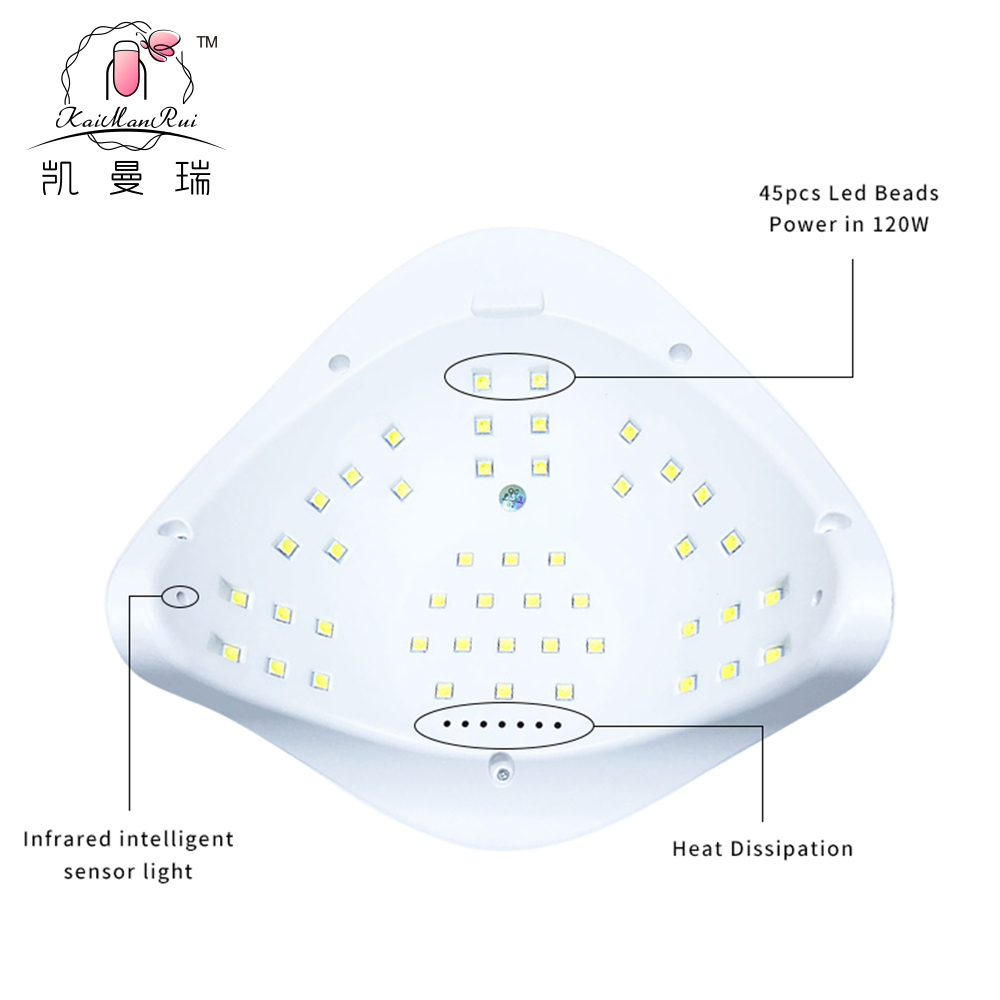 Vysokovýkonná rýchloschnúca lampa na nechty x5 max